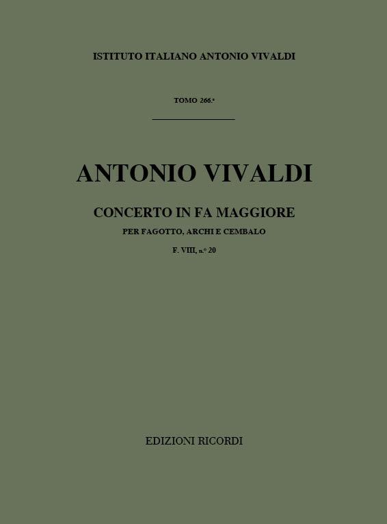 Concerto in Fa Maggiore RV 489